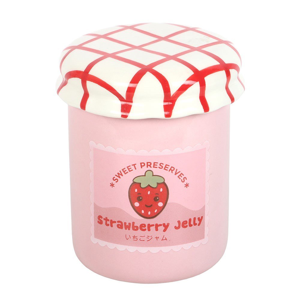 Something Different Strawberry Jelly Jar Oil Burner - Pink