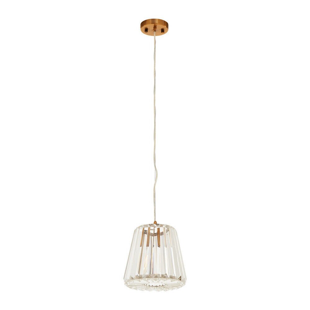 Orsina Metal And Glass Pendant Light - Gold
