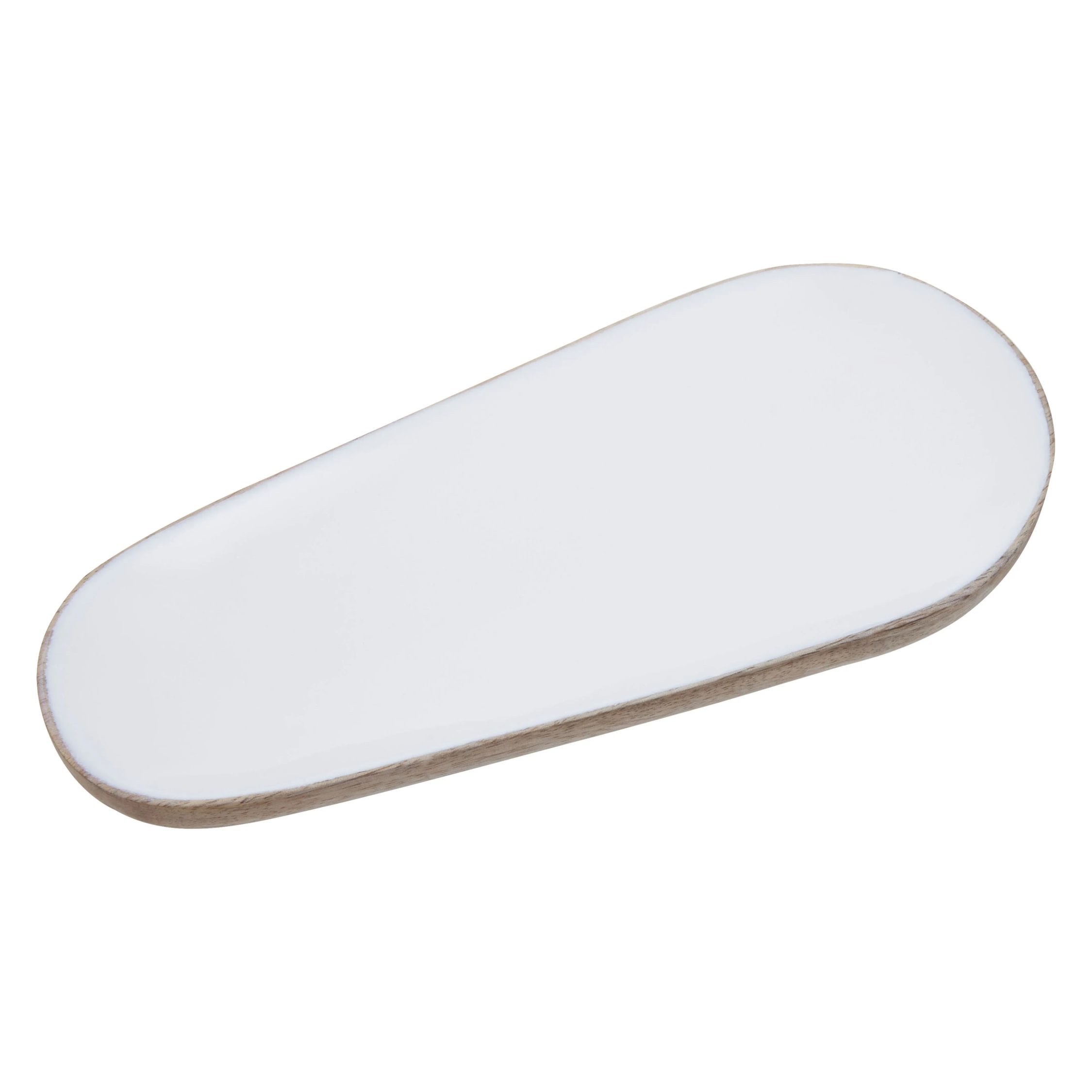 Orsina Kara Mango Wood Small Oval Serving Dish
