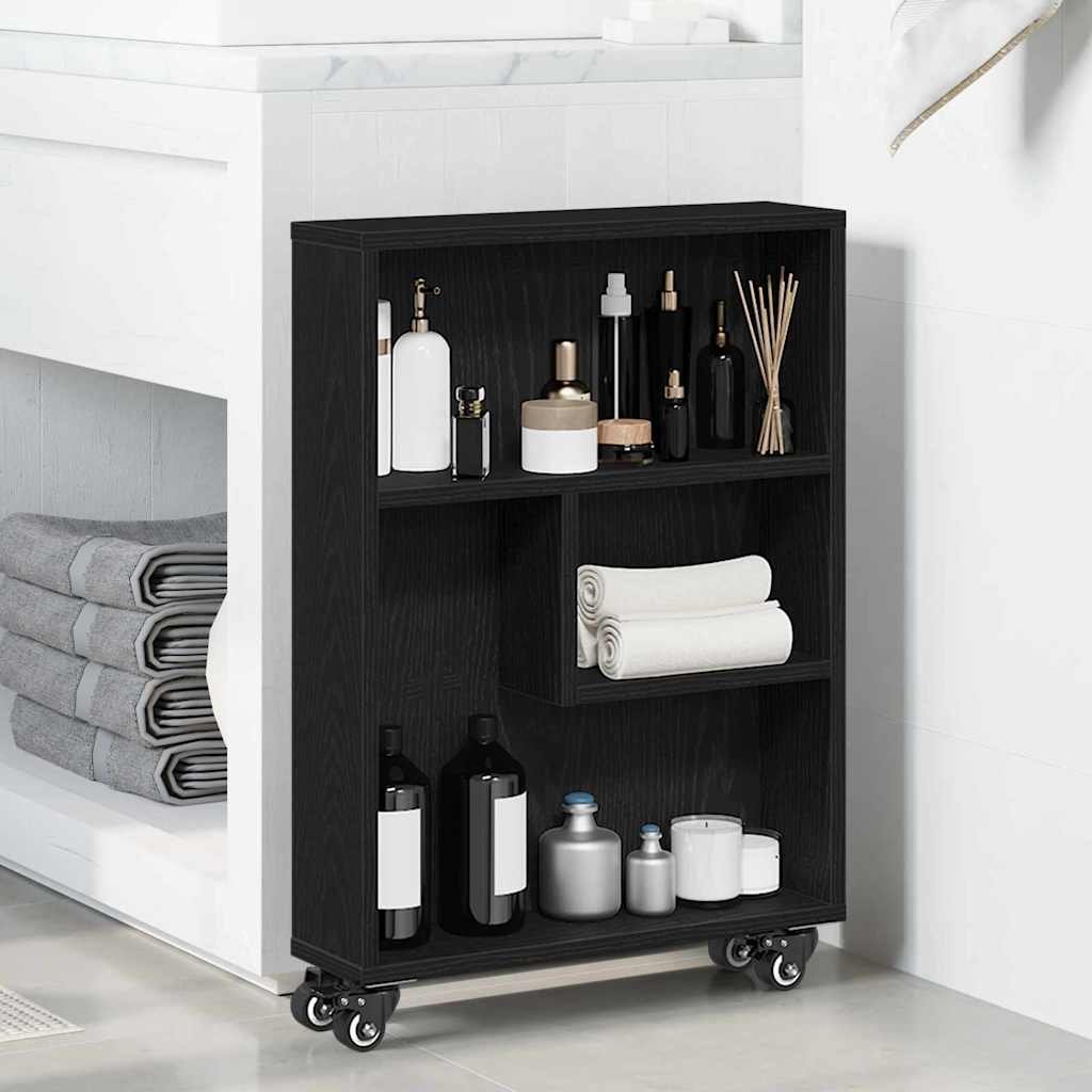 Walplus Storage Cabinet - Dark Oak - 48 x 13 x 69 cm