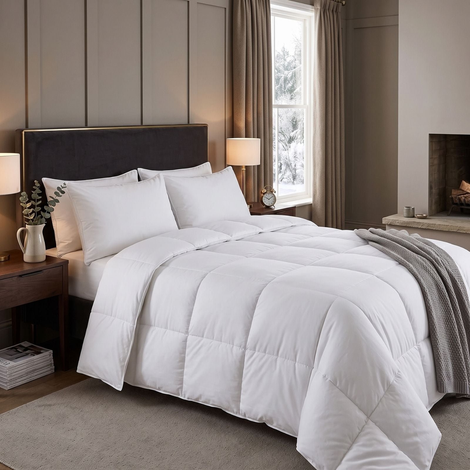 Homescapes Super Microfibre 13.5 Tog Duvet - King Size