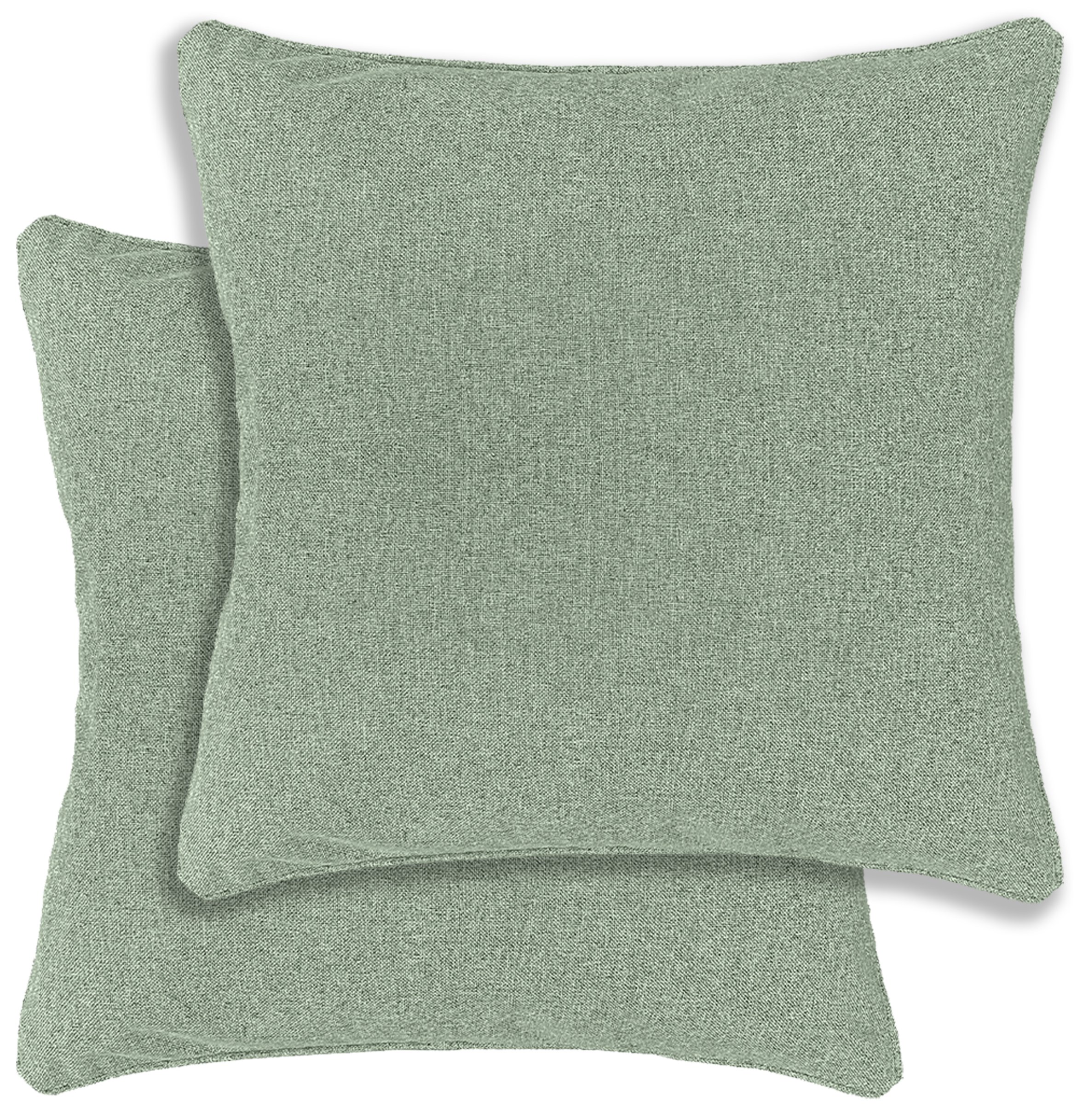Enhanced Living Austin/Dallas Textured Cushion Covers - 43 x 43cm - Green