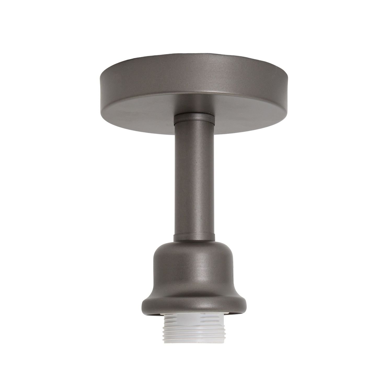 Happy Homewares Short Semi Flush Pearl Grey Rose Ceiling Light - 12cm