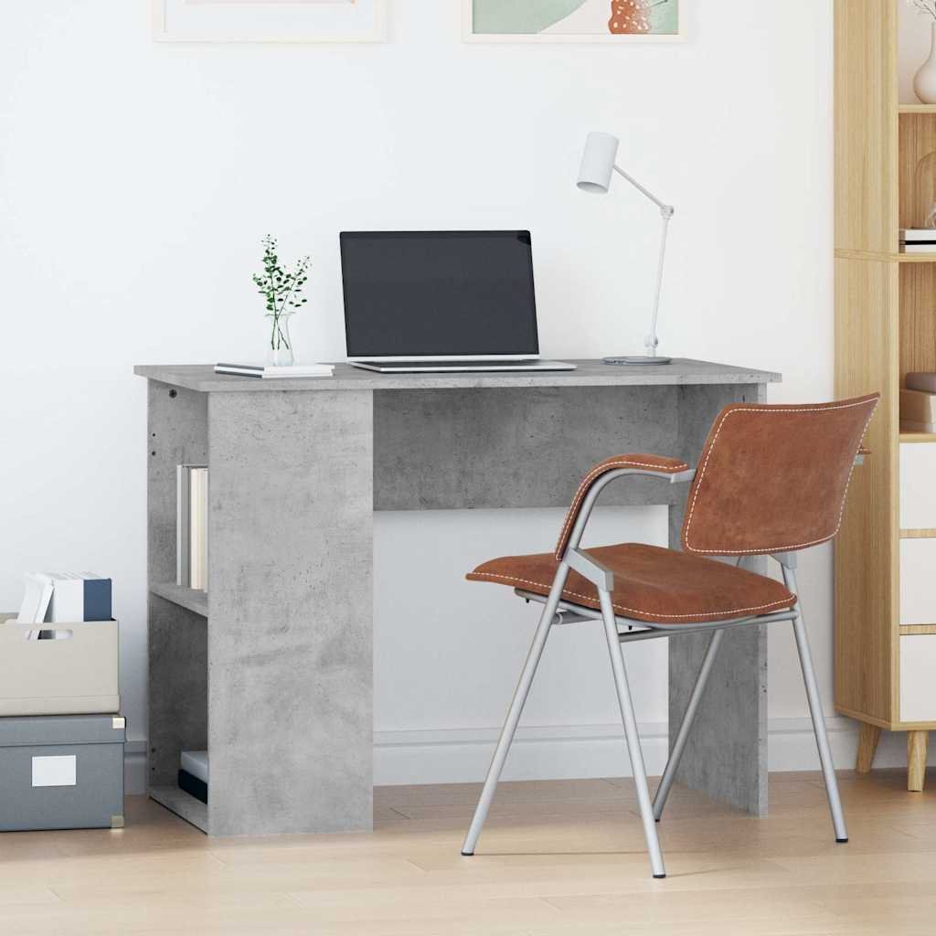 Walplus Engineered Wood Desk - Granite Grey - 100 x 55 x 75 cm
