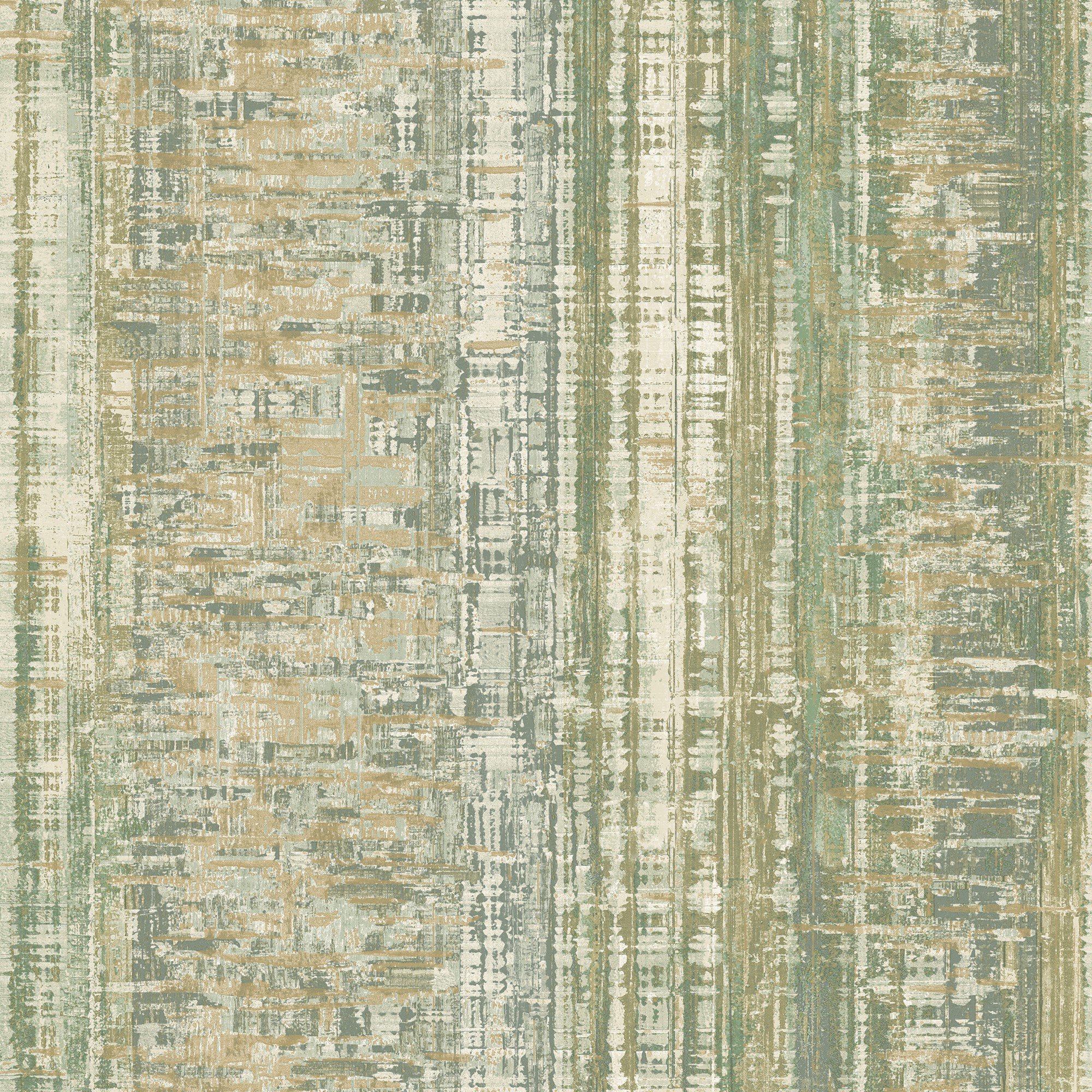 Grandeco Armana Textured Vertical Stone Effect Wallpaper - Green