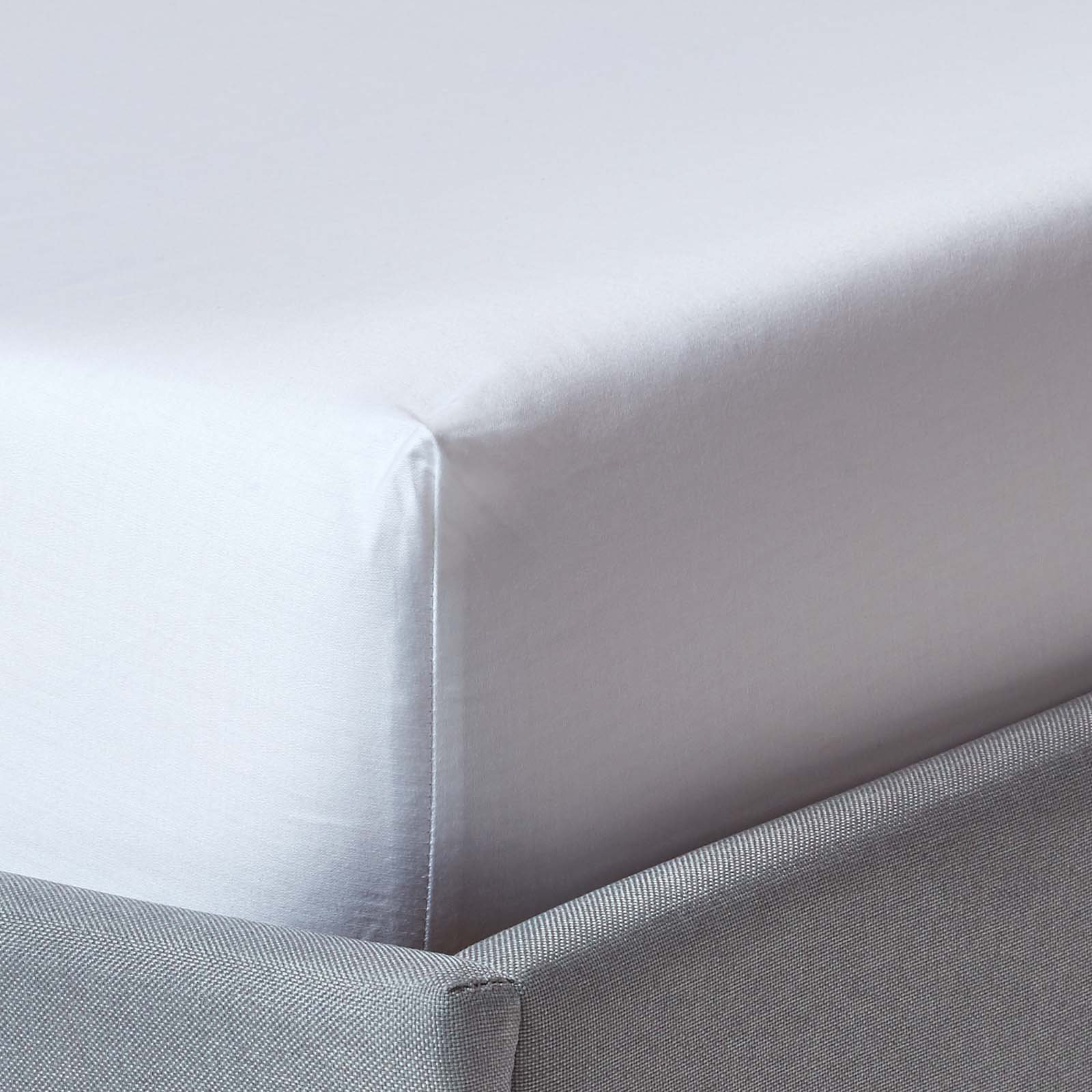 Homescapes Organic Egyptian Cotton White Fitted Sheet - King Size