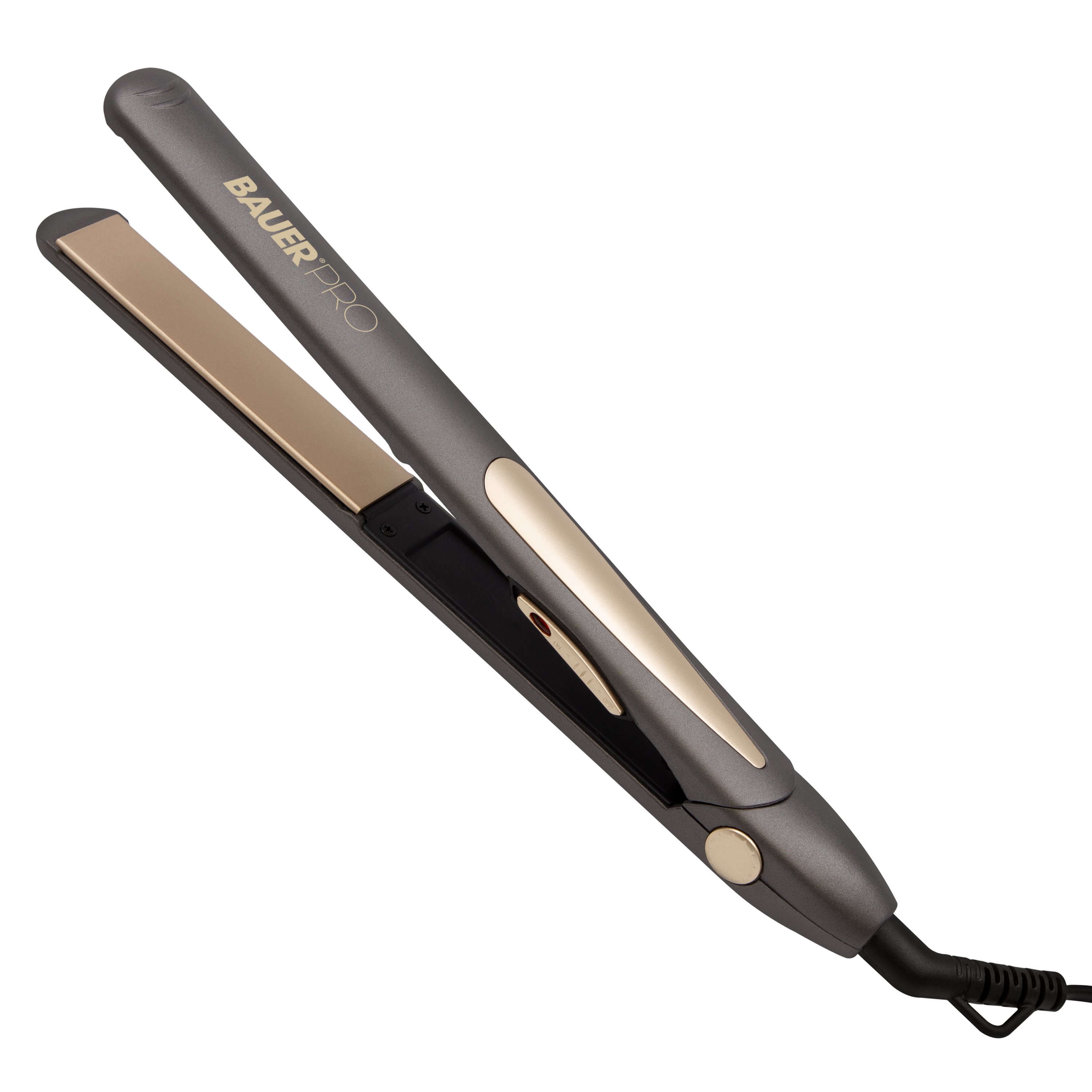 Bauer TourmaPro Hair Straighteners – Grey & Gold