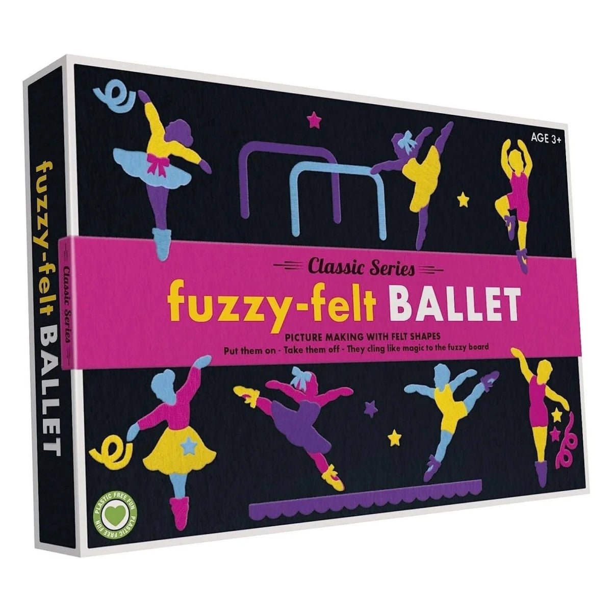 fuzzy-felt Retro Classic Craft Kit - Ballet