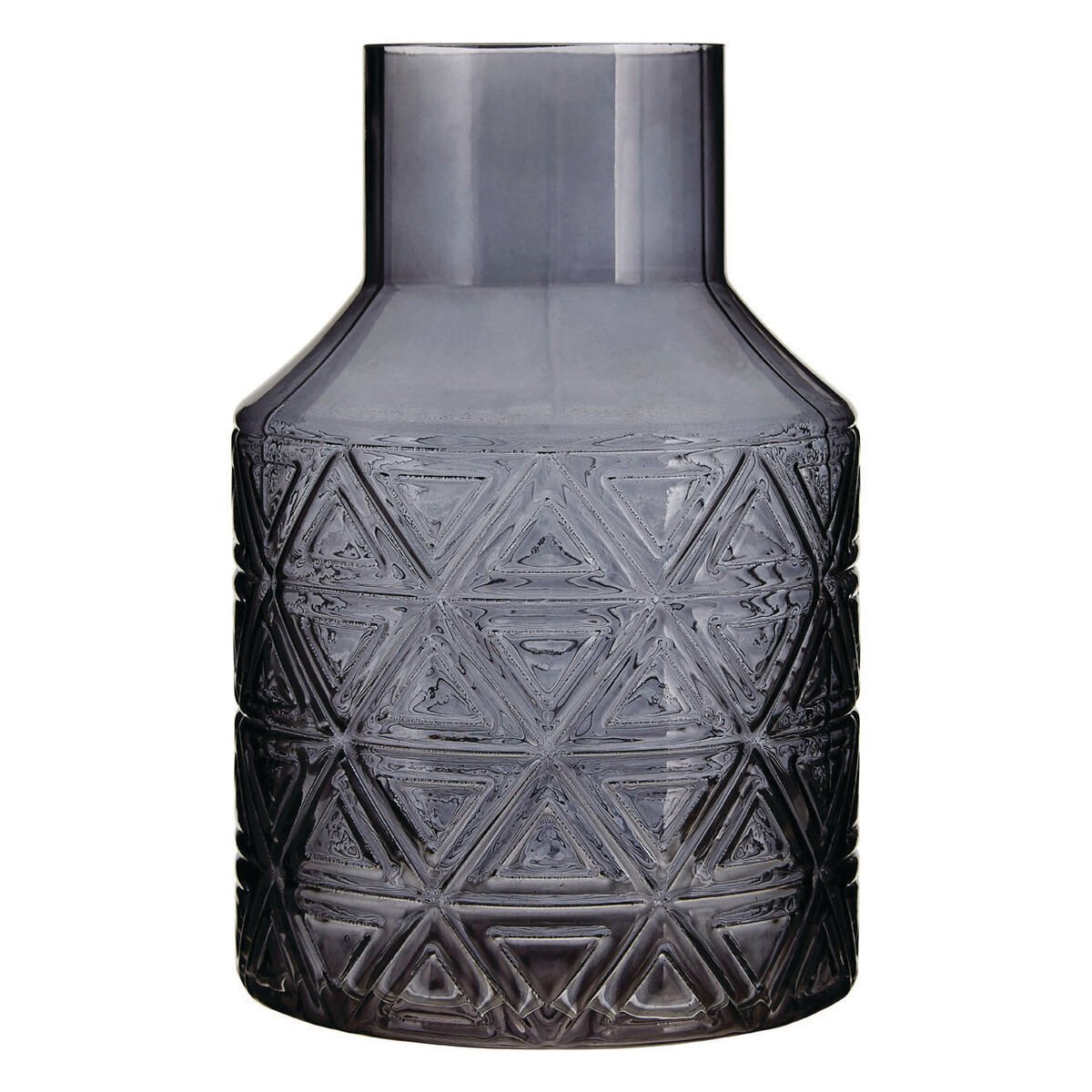 Orsina Dakota Glass Vase - Grey