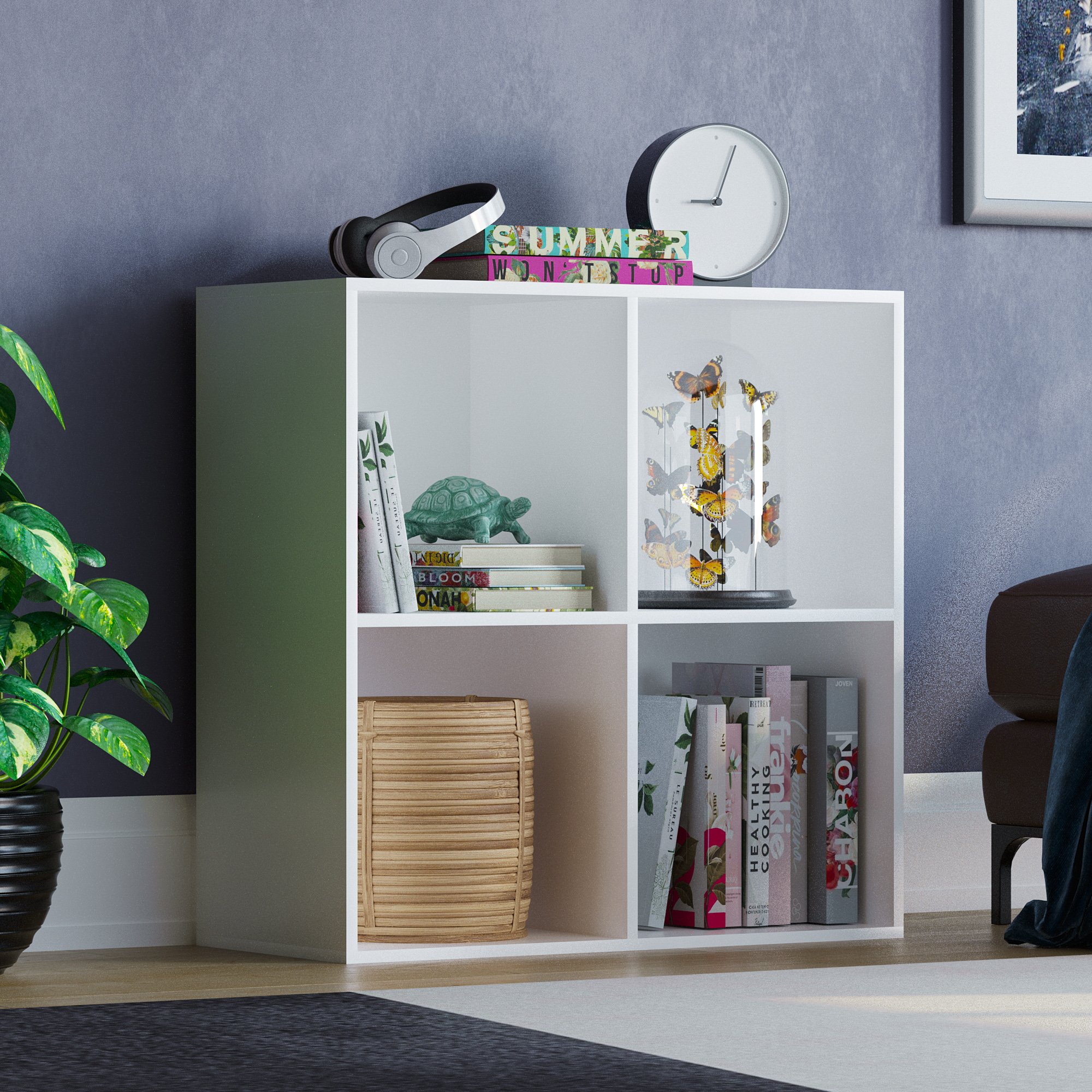 Vida Designs Durham 2x2 Cube Storage Unit - White