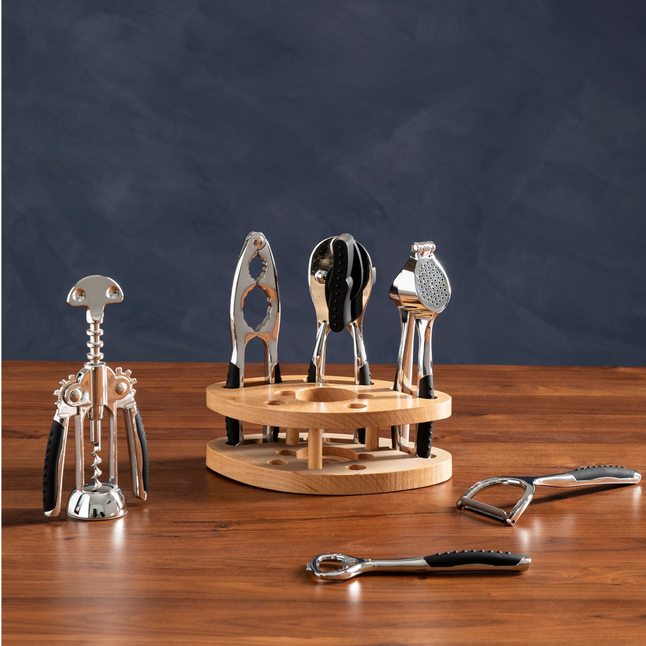 Orsina Paragon 7 Piece Kitchen Gadget Set – Chrome