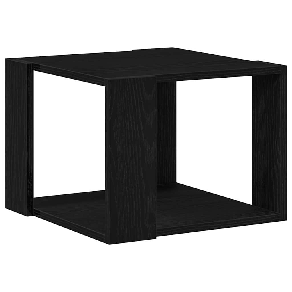 Walplus Storage Coffee Table - Dark Oak - 40 x 40 x 30 cm