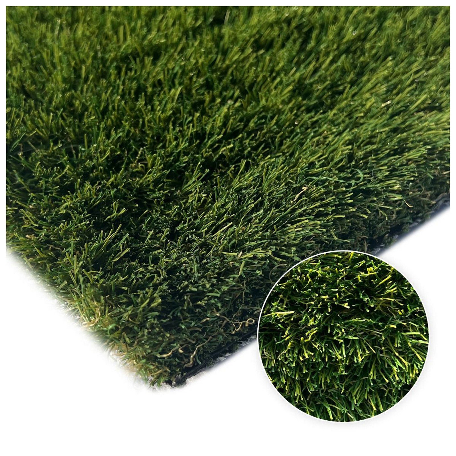 Mega Flooring Rio Plus 40mm Super Soft Outdoor Artificial Grass - 2m x 9m