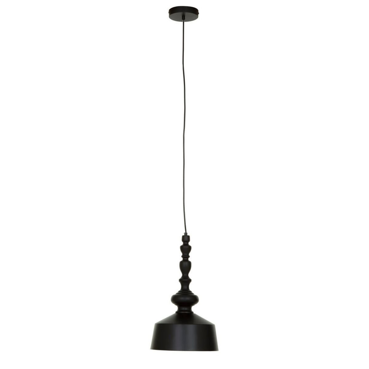 Orsina Leni Matte Iron Pendant Light - Black