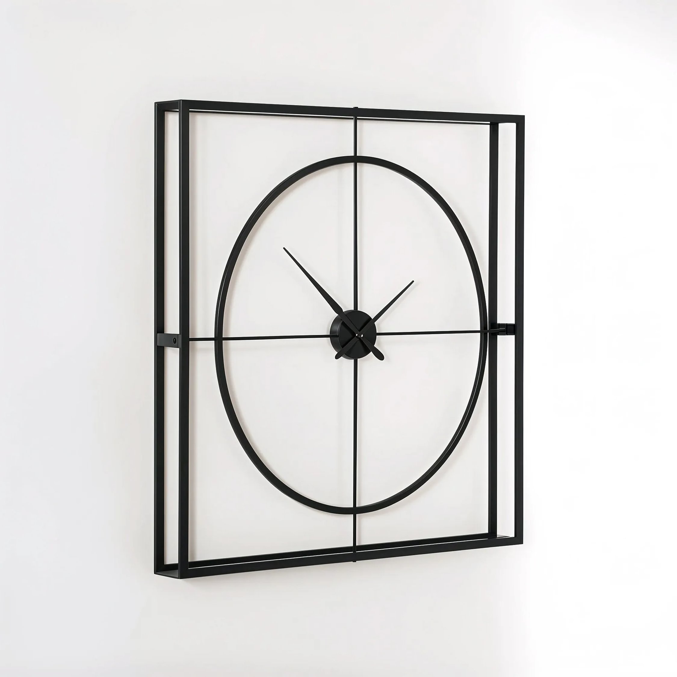 Orsina Trinity 105cm Dia Wall Clock - Black
