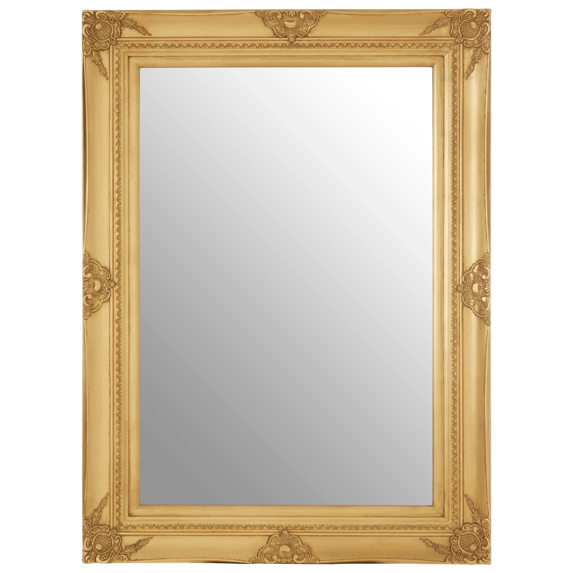 Orsina Brussels Baroque Rectangular Finish Wall Mirror – Gold
