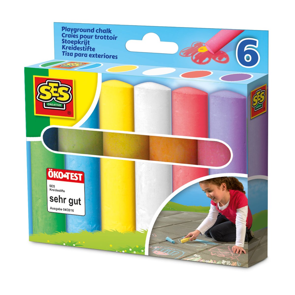 SES Creative Playground Chalk Outdoor Art Set