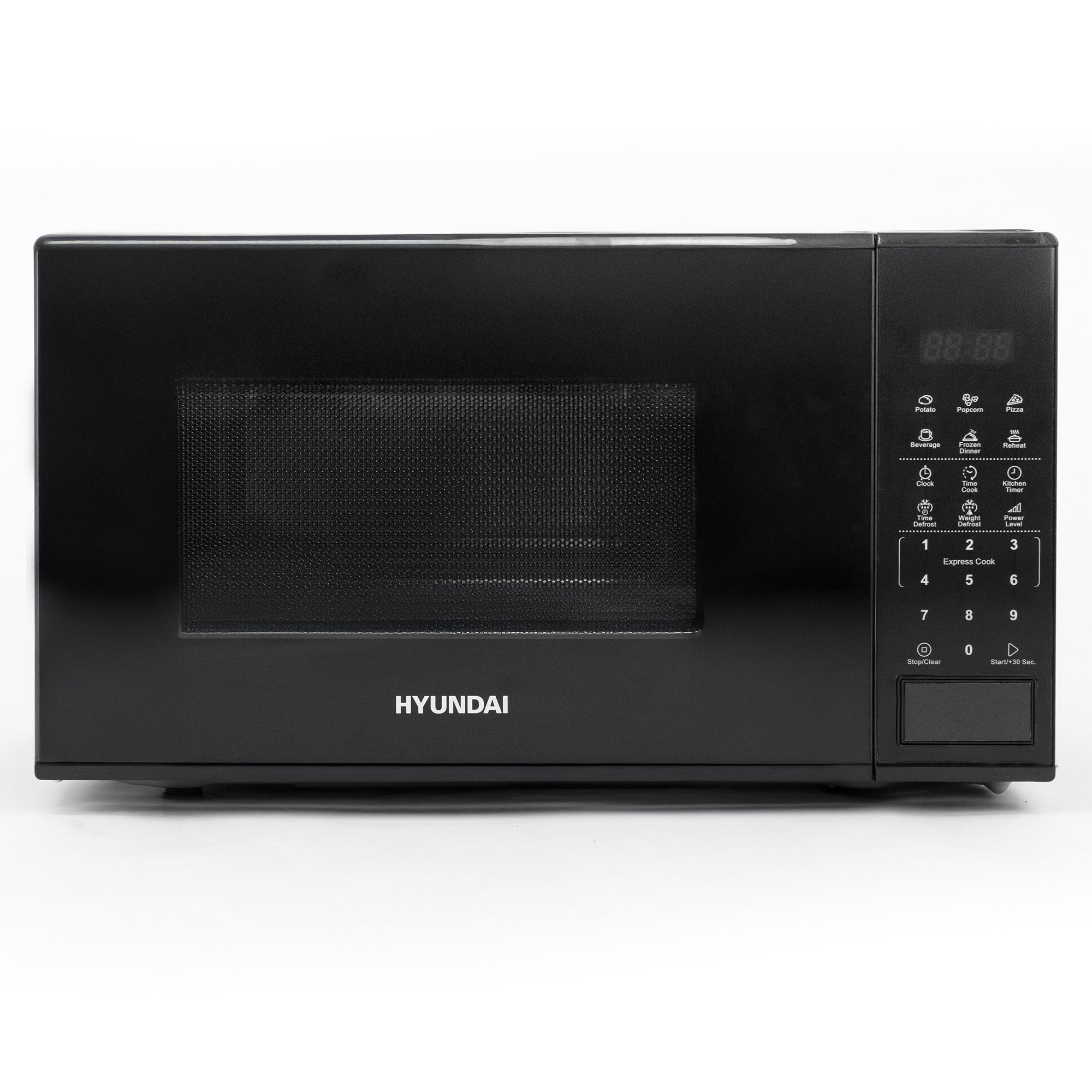 Hyundai 800W 20L Digital Solo Microwave - Black