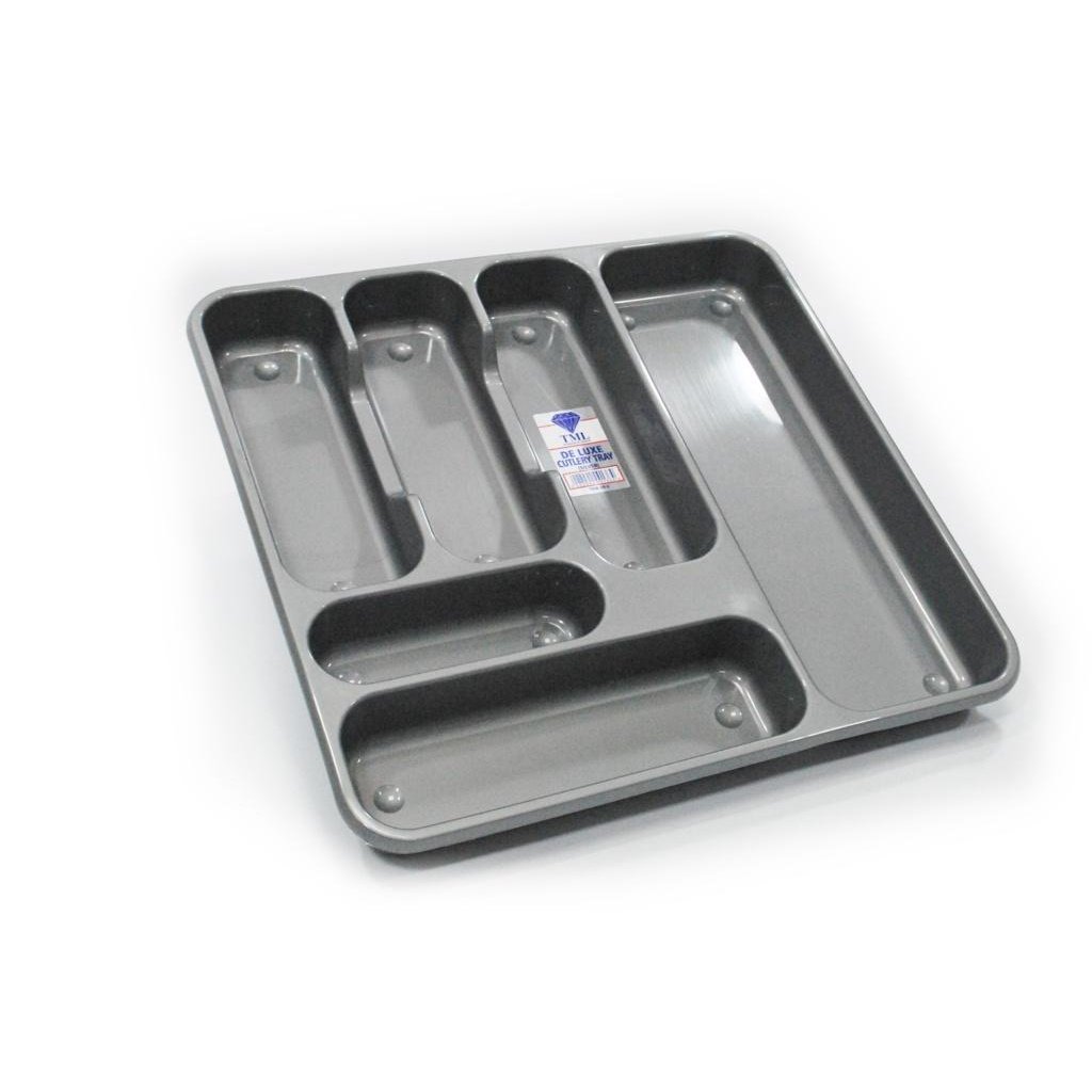 TML Large Cutlery Tray - Silver