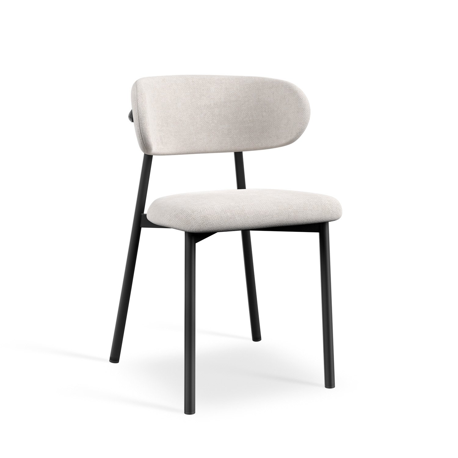 Furniture Online Myla Set Of 2 Linen Upholstered Dining Chairs - Beige
