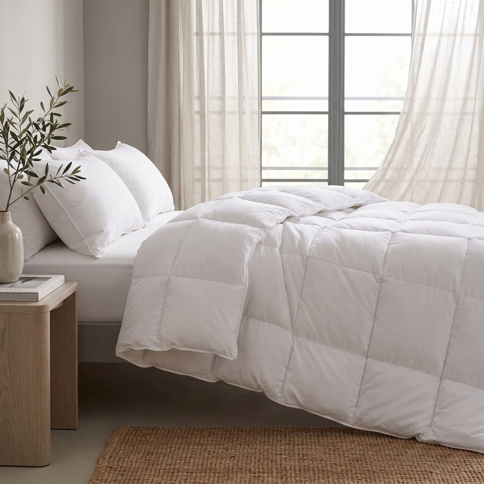 Homescapes Premium 70% Goose Down 9 Tog Duvet - King Size