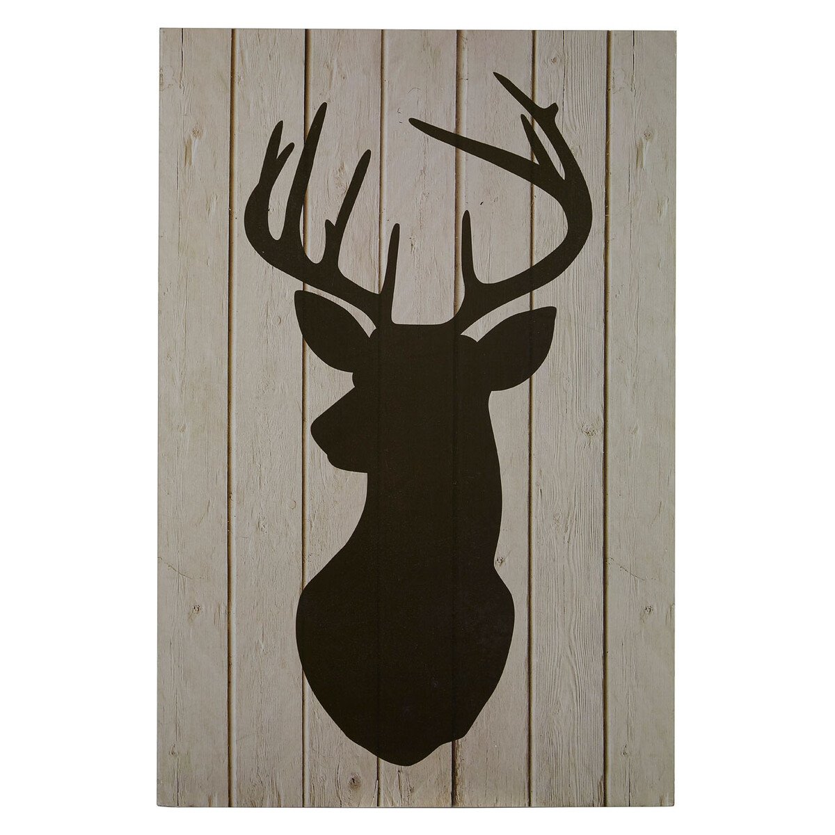Orsina Madera Stag Silhouette Wall Plaque