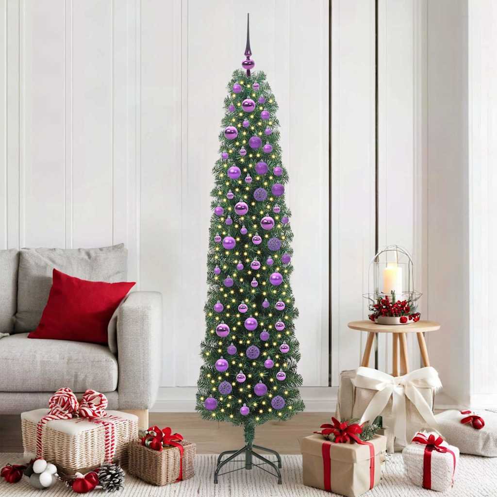 Walplus 300 LED Lights Artificial Christmas Tree Indoor Use - Green - 180 cm