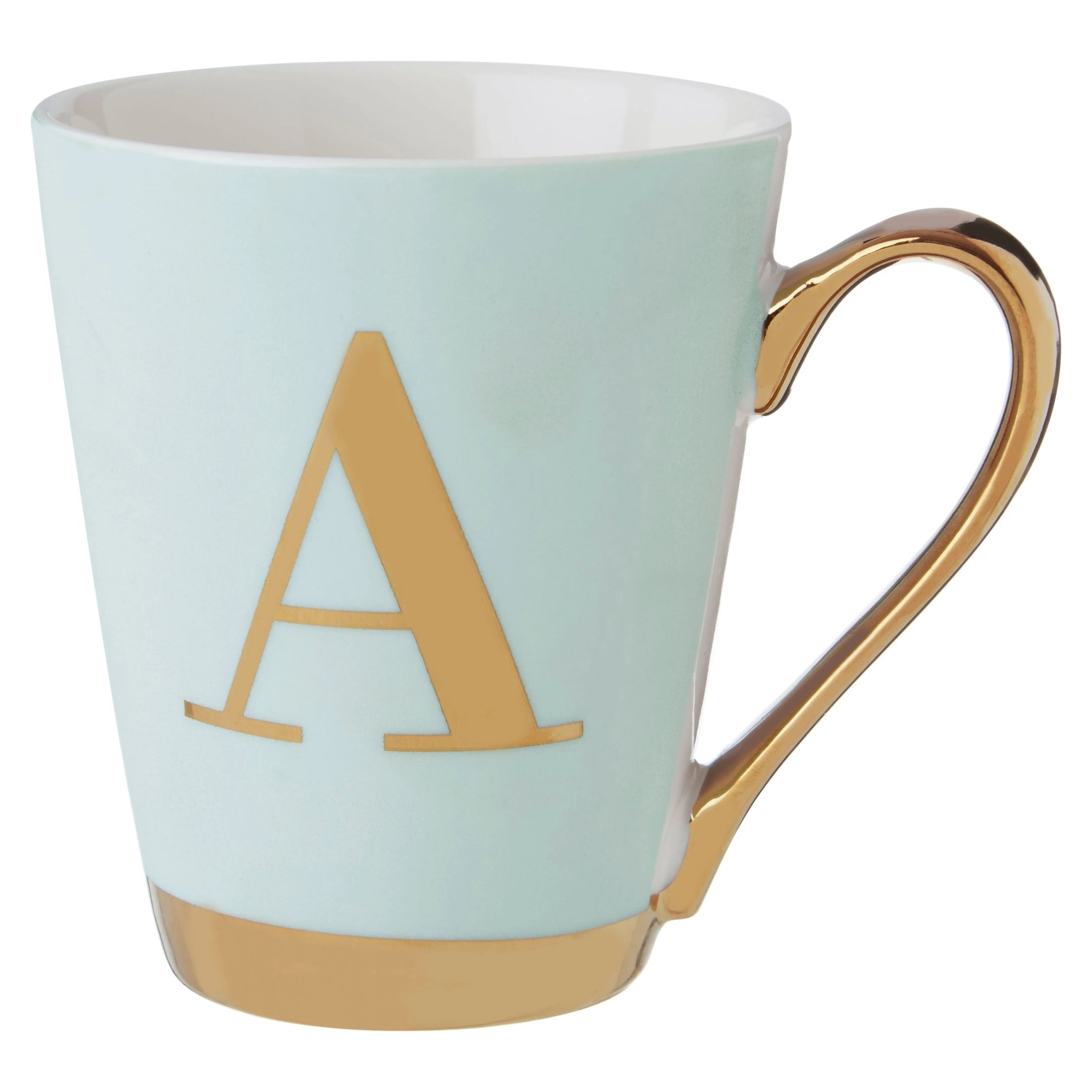 Orsina Mimo Frosted Deco A Monogram Mug – Green
