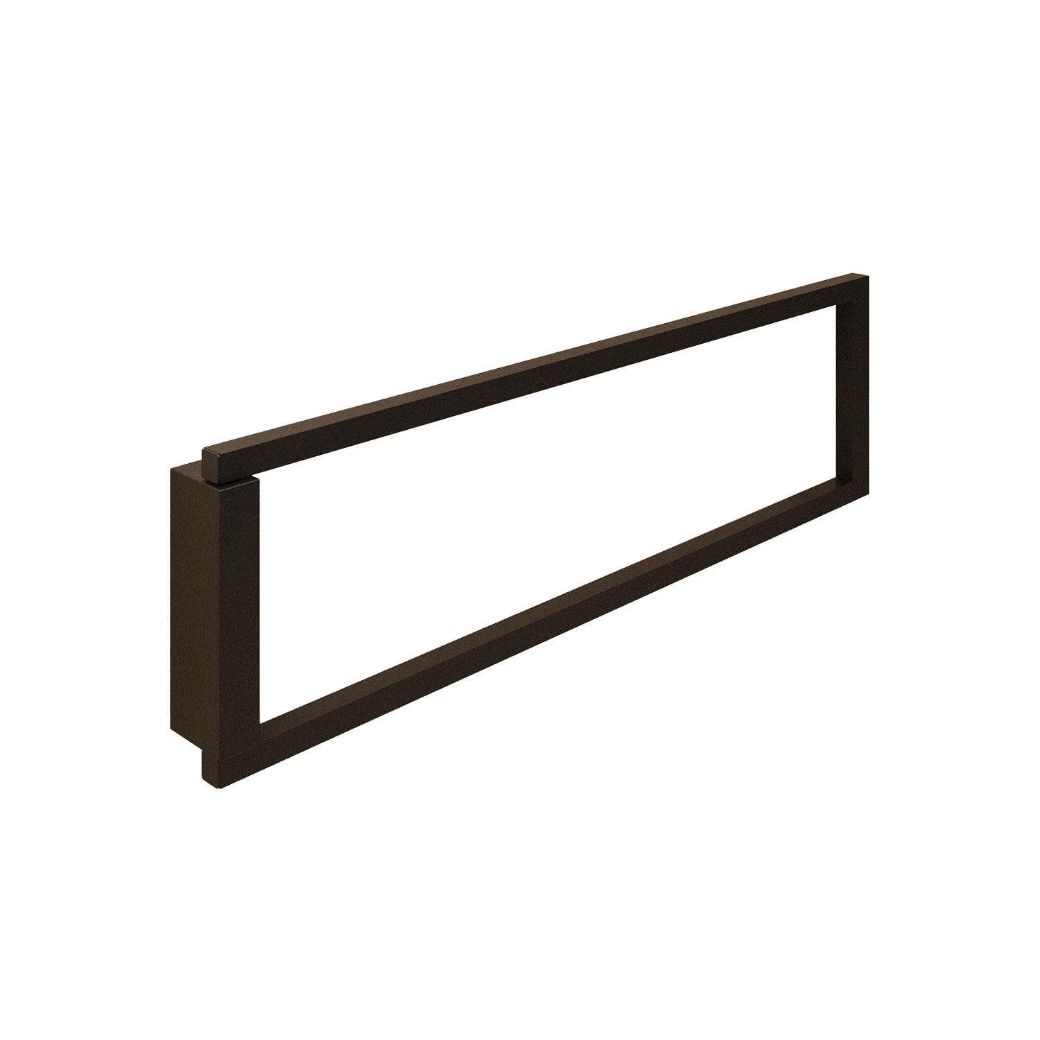 Cosmic Grid Towel Ring - Matt Black