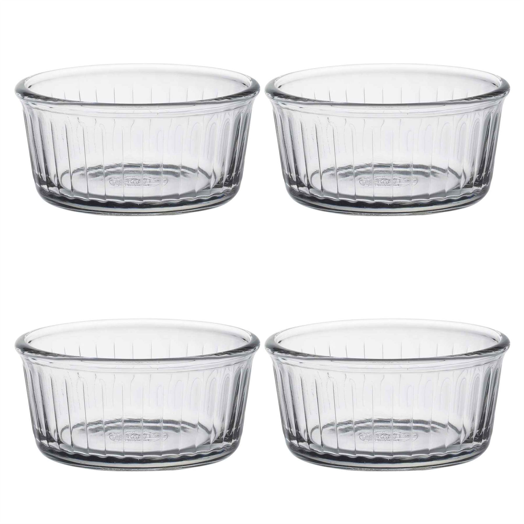 Duralex 8.5cm Oven Chef Glass Ramekins - Pack of 4