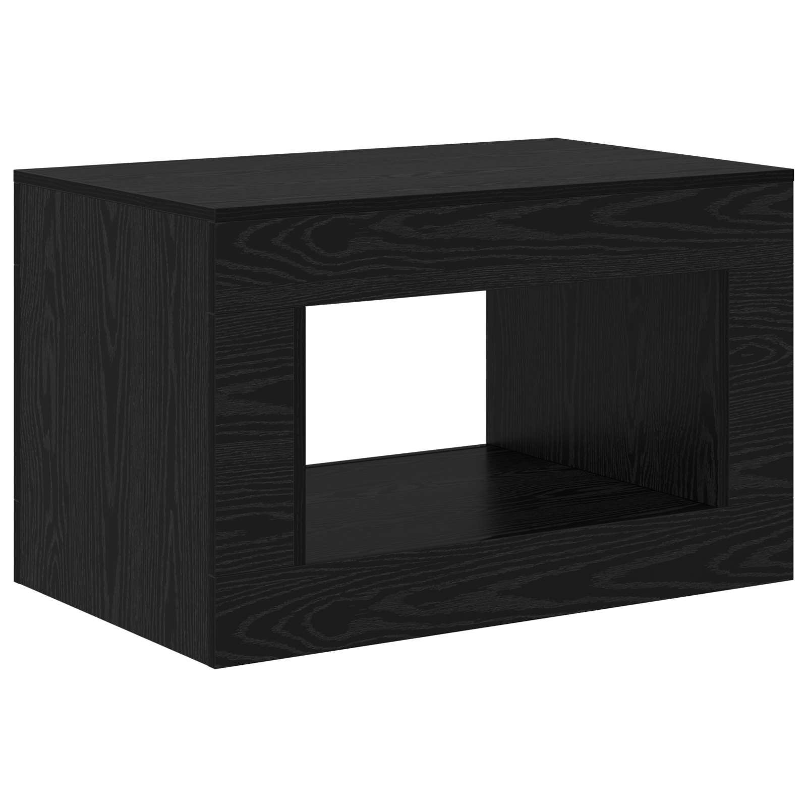Walplus Side Table - Black Oak - 80.5 x 50 x 50 cm