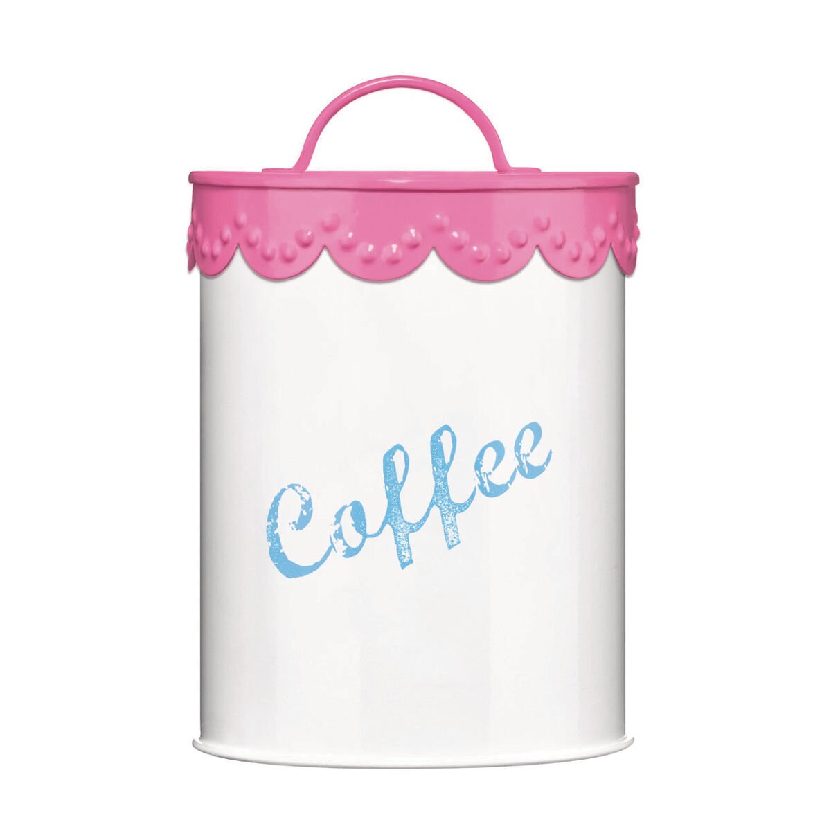 Orsina Lace Coffee Canister – Pink