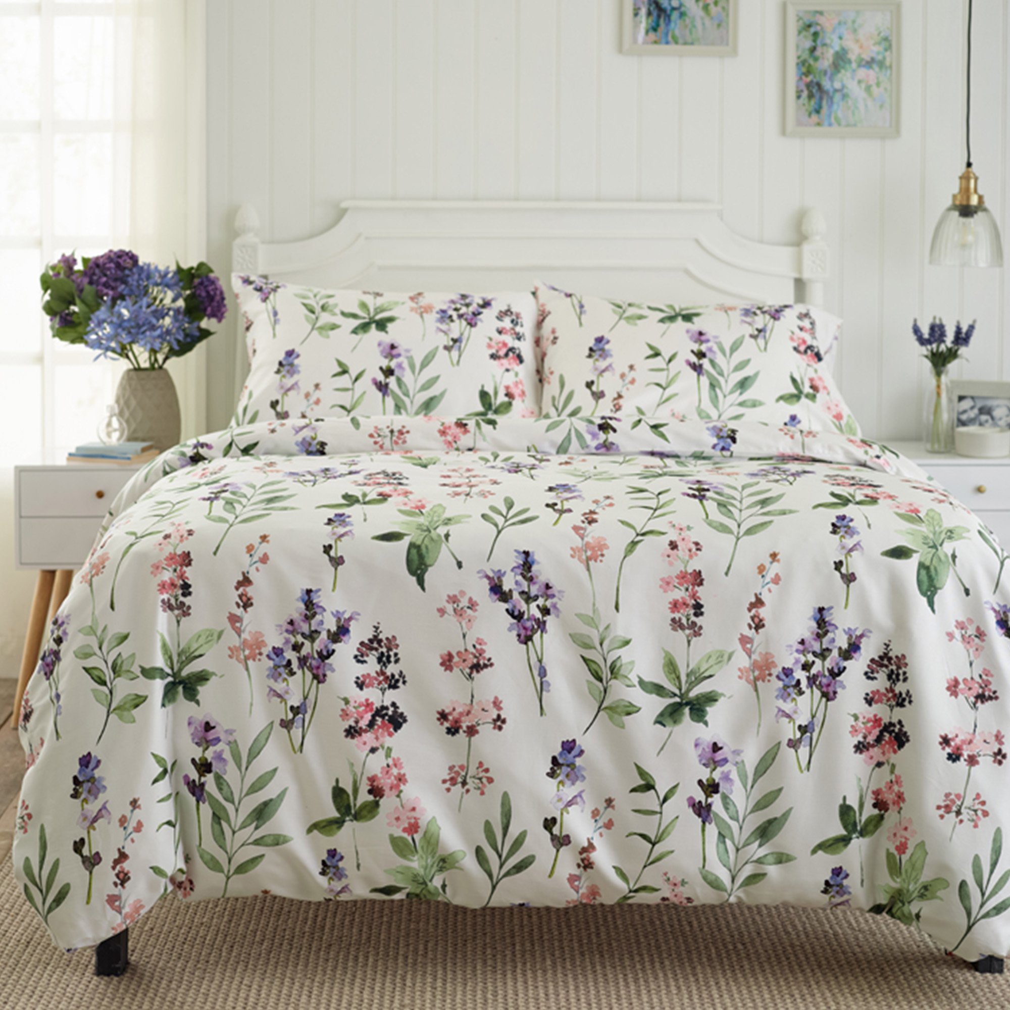 Deyongs Cottage Garden Floral Printed Duvet Set - Single