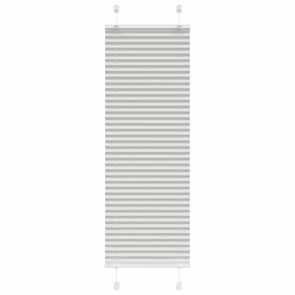 Walplus Polyester Pleated Blind - Light Grey - 40 x 150 cm