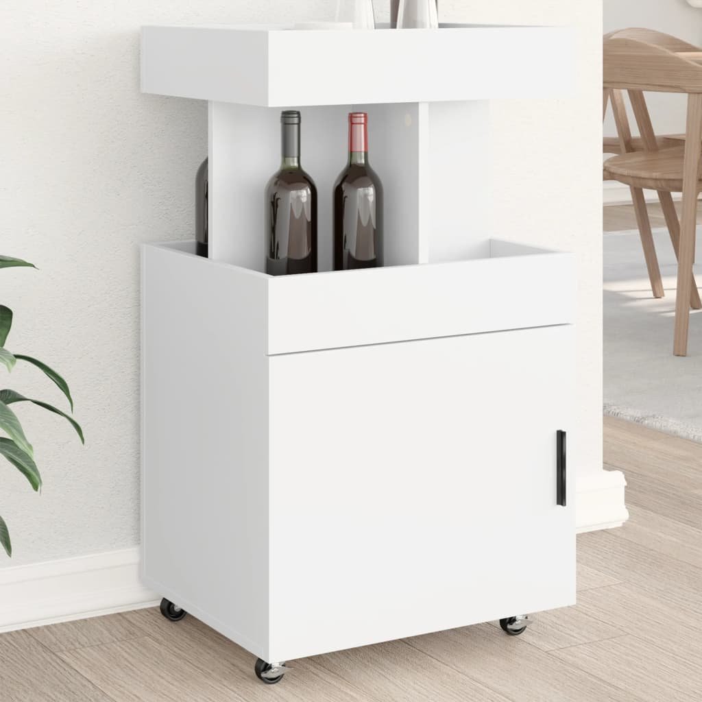 Walplus Engineered Wood Sideboard - White - 50 x 41 x 89 cm