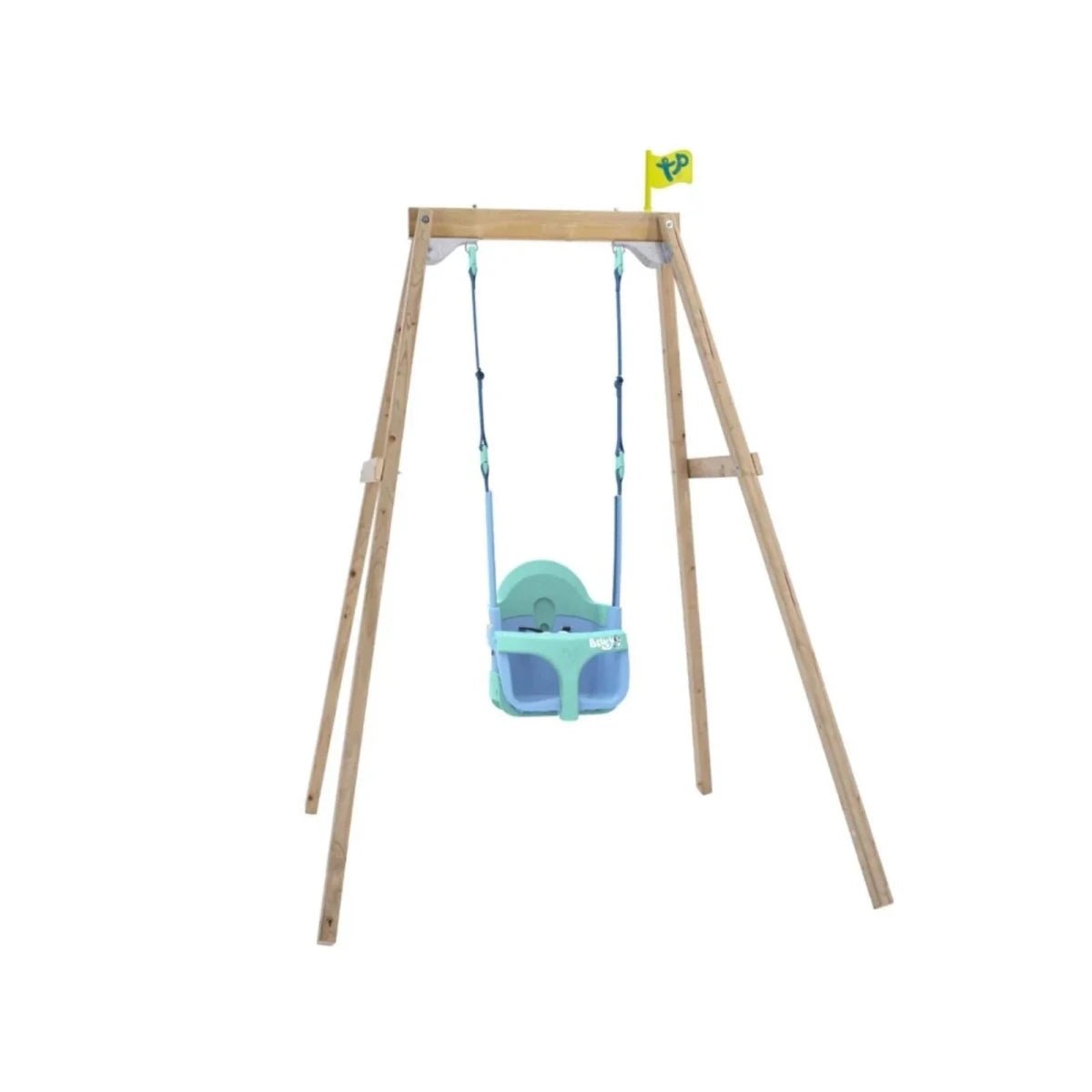 TP Wooden Single Swing with Bluey Quadpod