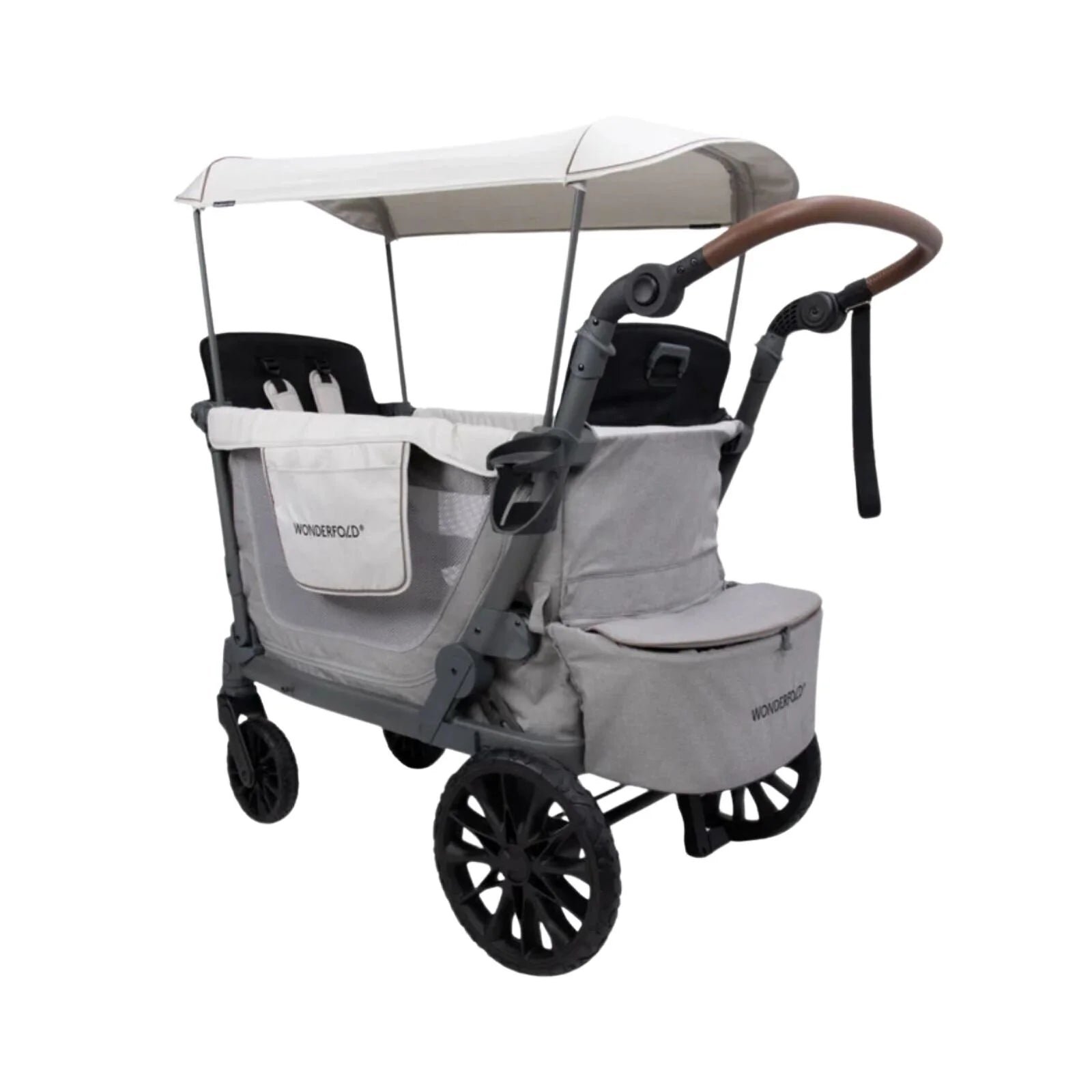 Wonderfold L2 Twin Stroller Wagon - Grey