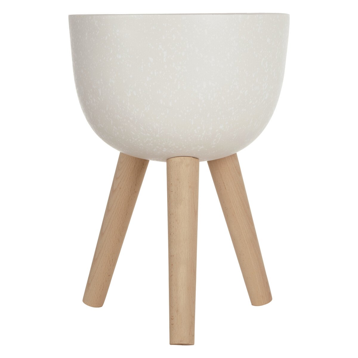 Orsina Darnell Small Finish Rounded Planter - White