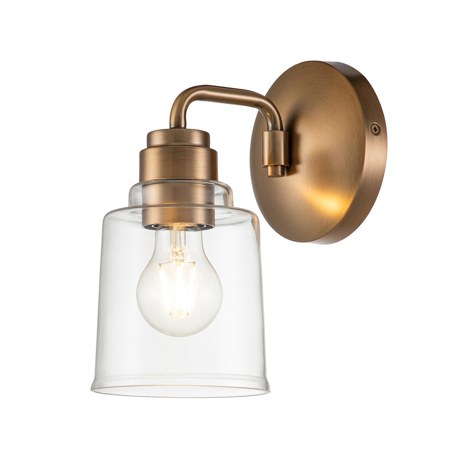 Elstead Kichler Dome Wall Light - Weathered brass