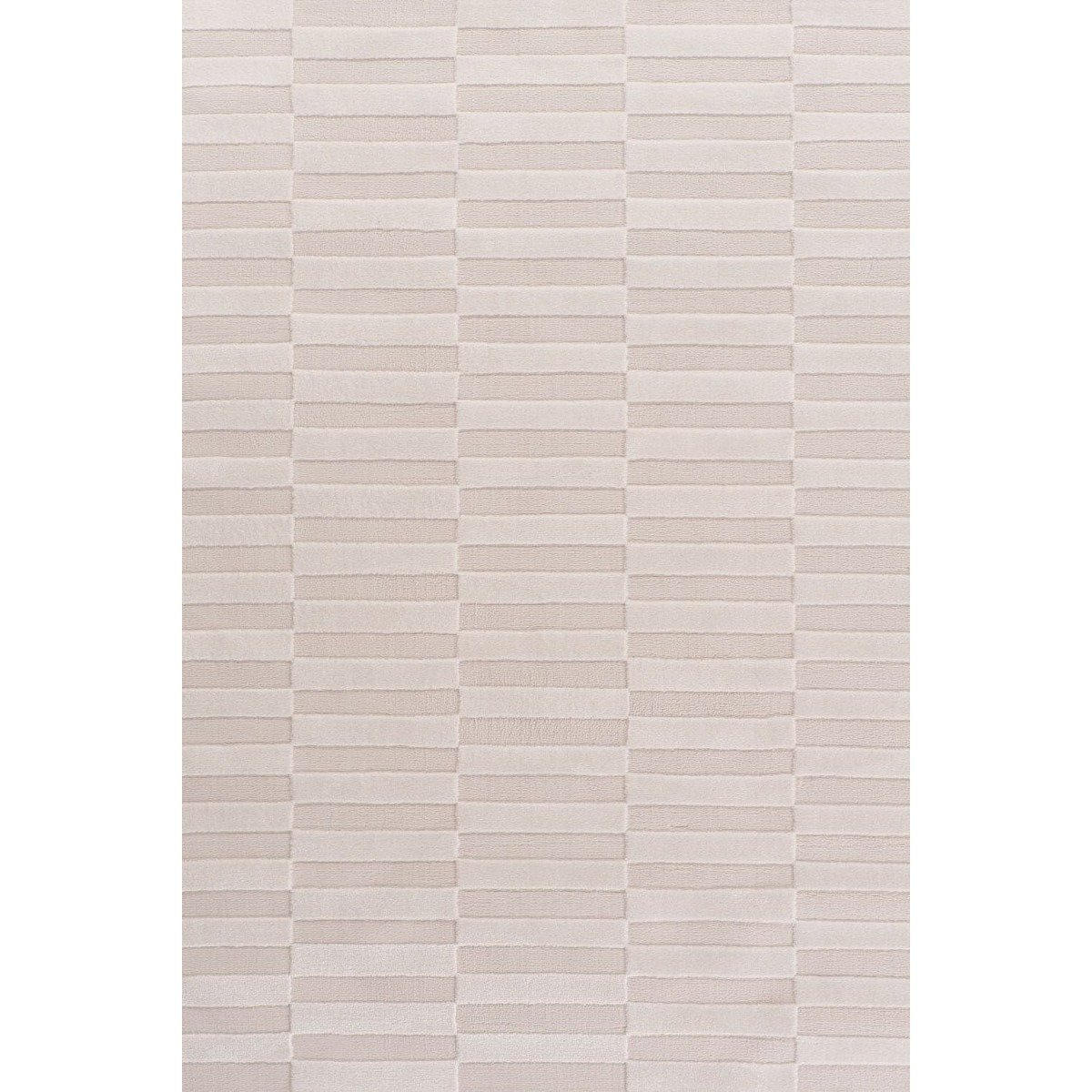 The Rugs Cream Loft Striped Rug - 80 x 150cm