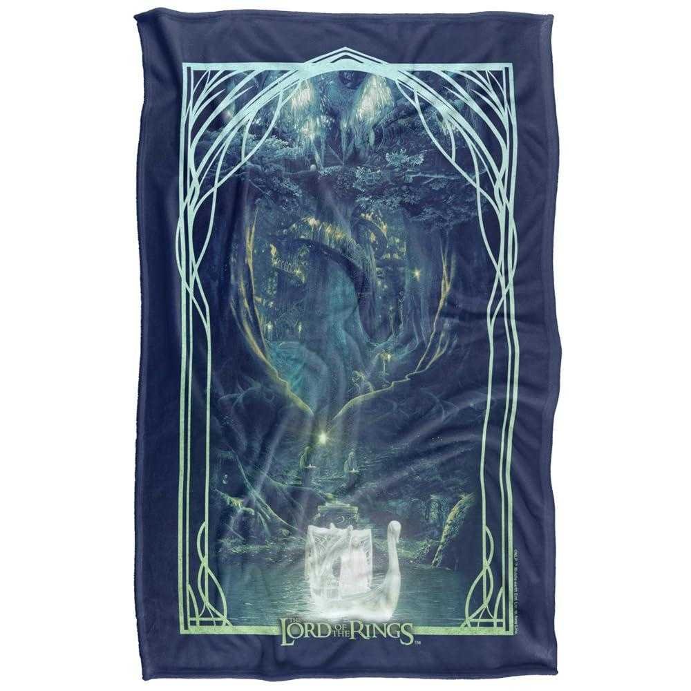 The Lord of the Rings Epic Journey Lorthlorien Blanket - 152cm x 127cm