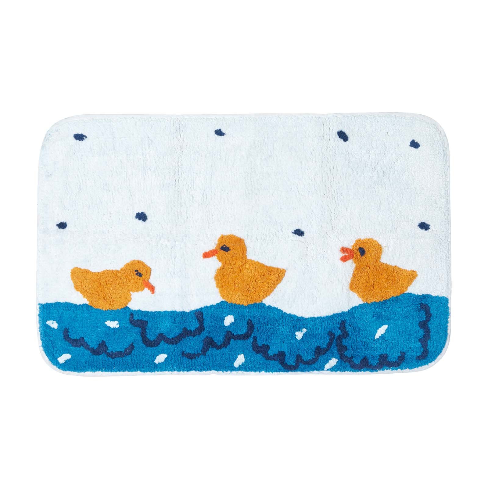 Homescapes 100% Cotton Duck Pond Bath Mat