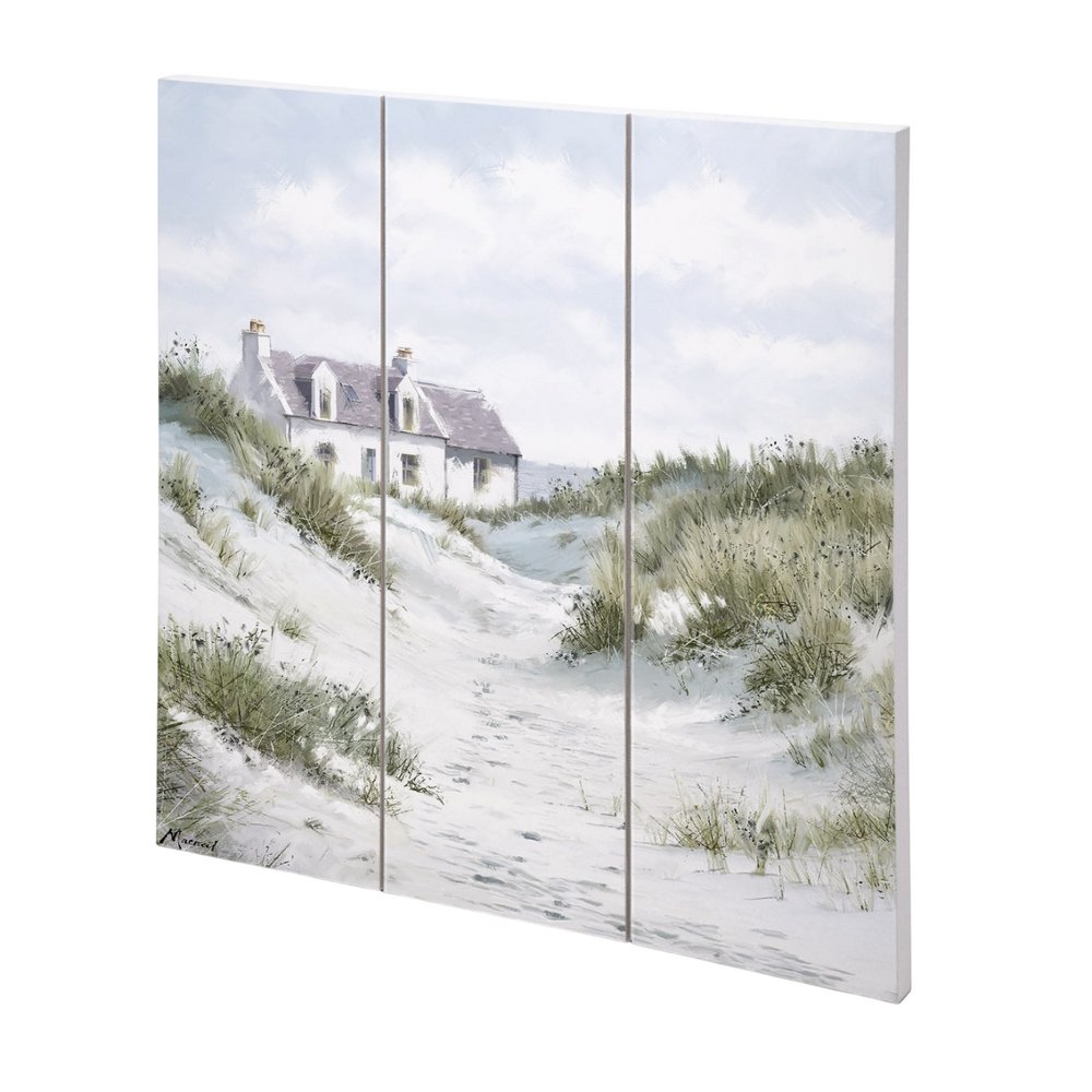 Richard Macneil White Sands I Wood Plaque