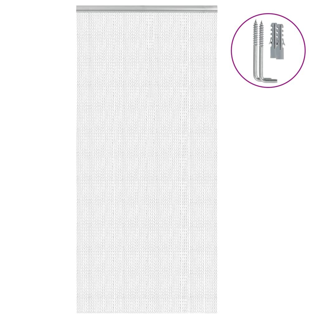 Walplus Chain Door Curtain - Silver - 100 x 212 cm