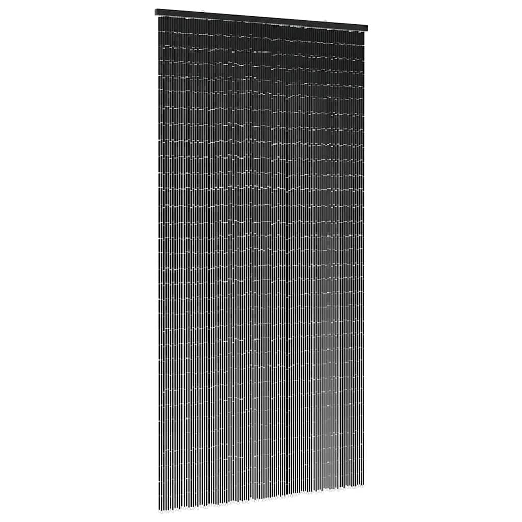 Walplus Wood Insect Door Screen - Dark Grey - 90 x 220 cm