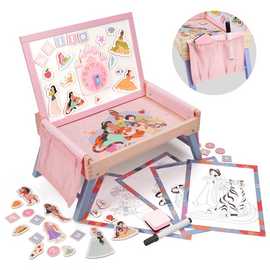 Disney Princess 2-in-1 Wooden Creation Station Lap Tray - Multicoloured
