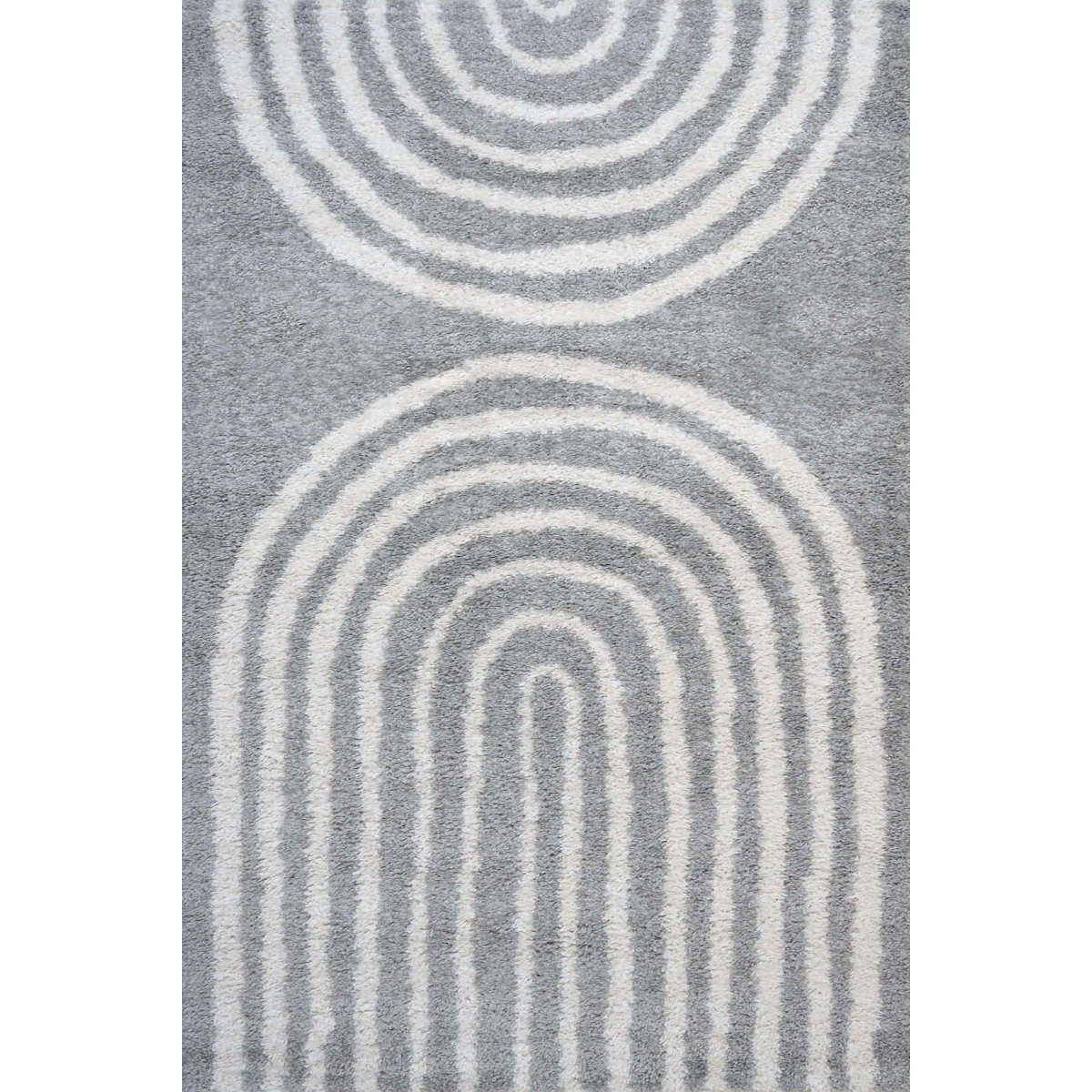 The Rugs Grey Moodi Rainbow Shaggy Rug - 80 x 150cm