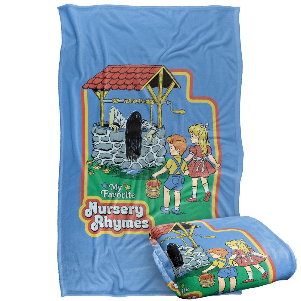 Steven Rhodes Nursery Rhymes Soft Touch Blanket - 147cm x 91cm
