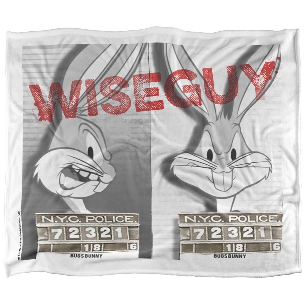 Looney Tunes Bugs Bunny Wise Guy Soft Touch Blanket - 152cm x 127cm