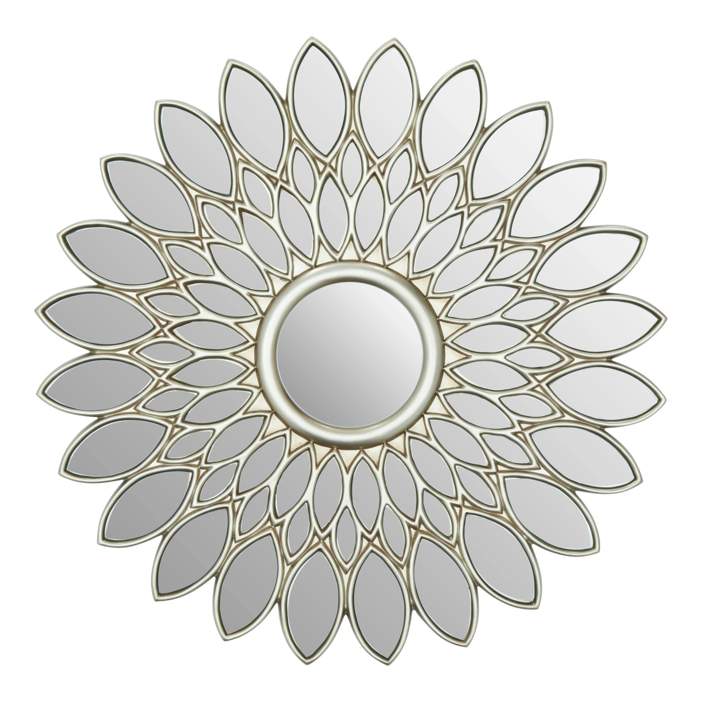 Orsina Lyra Wall Mirror – Silver